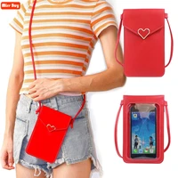 universal touch screen mobile phone bag for samsungiphonehuaweihtclg wallet case outdoor shoulder bags cover handbag pouch