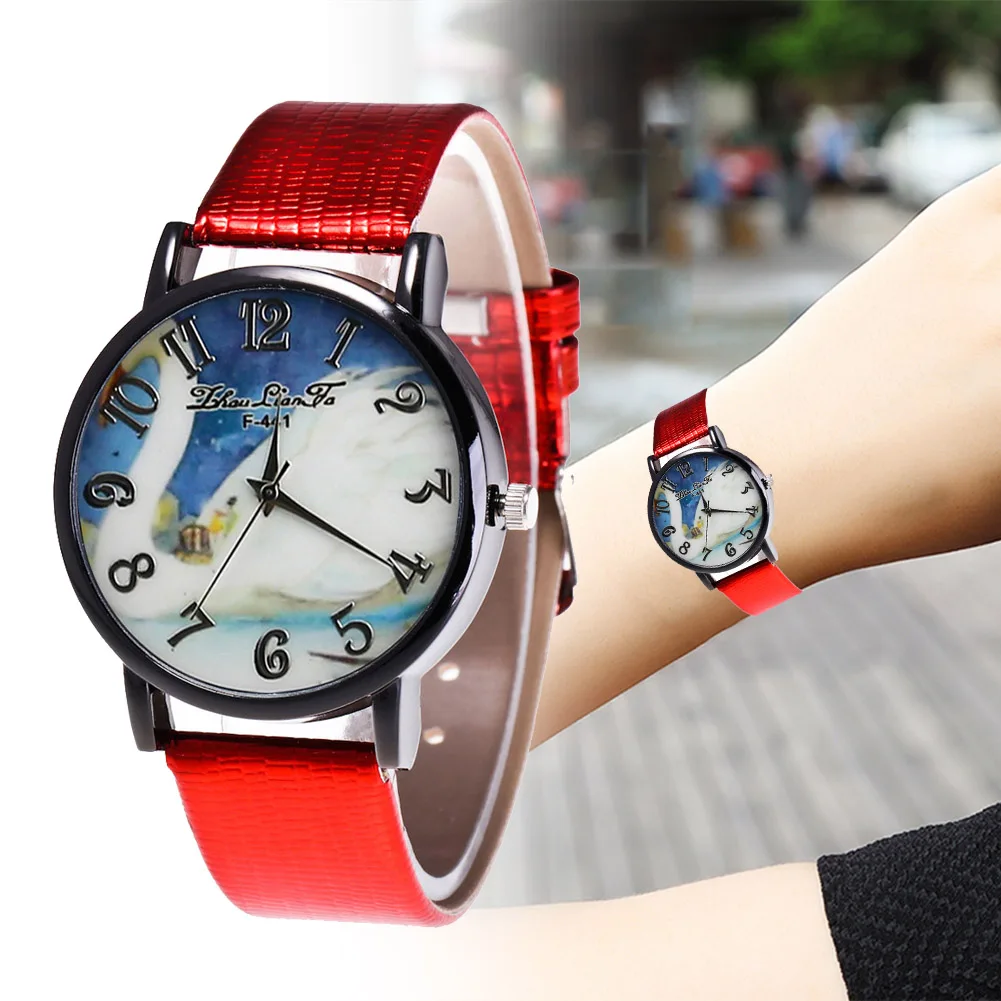 

2021 Reloj Mujer Retro Fashion Men Women Casual Watches Quartz Watch Round Dial Faux Leather Watches Gifts For Couple Birthday