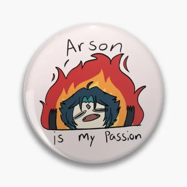 Arson Is My Passion [индивидуальная] Мягкая булавка для пуговиц мультяшный значок одежды