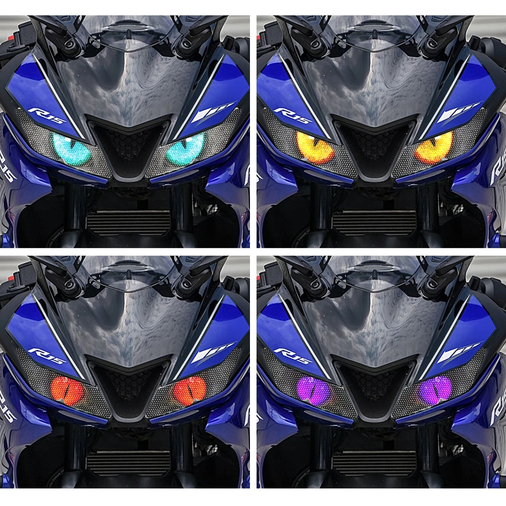 Для YAMAHA YZF R15 YZF-R15 YZFR15 2017-2018 защитные наклейки для фар световые аксессуары