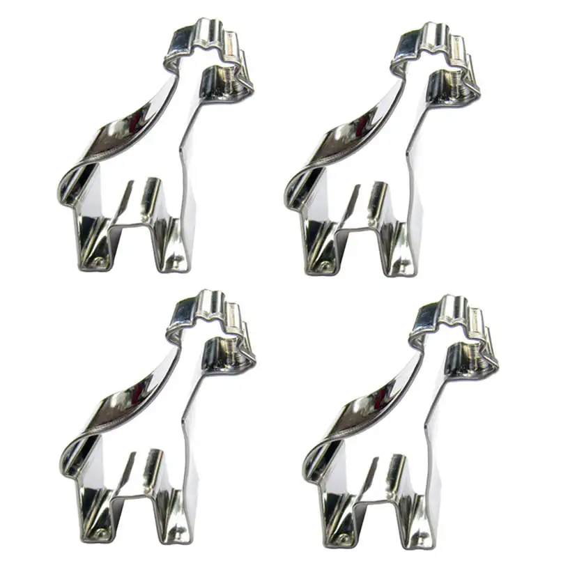 Мини жираф 4 шт бисквитные режущие формы инструменты для выпечки украшения торта