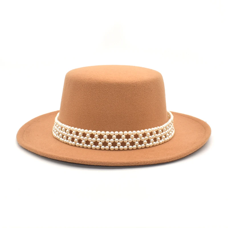 Winter Autumn Imitation Woolen Women Men Ladies Fedoras Top Jazz Hat European American Round Caps Bowler Hats P1