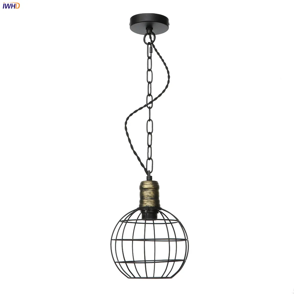 Металлические подвесные светодиодные светильники IWHD в виде цепи винтажный