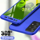 Роскошный чехол 360 для Samsung A02S A12 A22 A32 A52 A72 A11 A21S A31 A51 A71 A81 A10 A20 A30 A50 A70 A6 A8 J4 J6 Plus A7 2018, чехол
