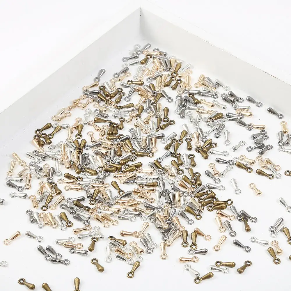 Новое поступление 100 шт. 2*7 мм концевые капли удлинитель цепочки ожерелье браслет