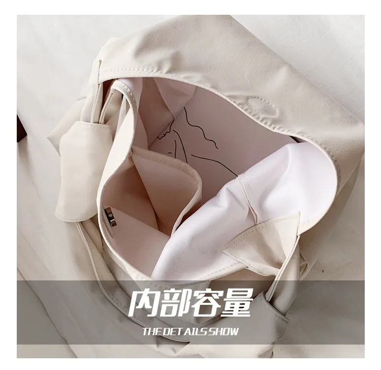 

2021 new nylon tote bag Korean ins tide messenger bag female wild large-capacity shoulder bag for women handbag