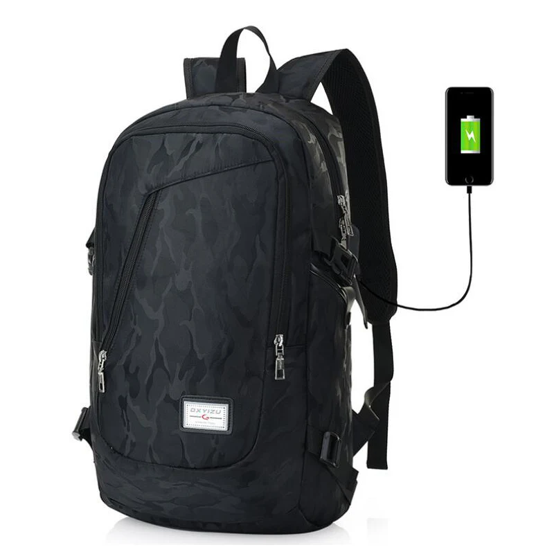 Многофункциональный рюкзак для ноутбука с USB-зарядкой дорожный защитой от кражи