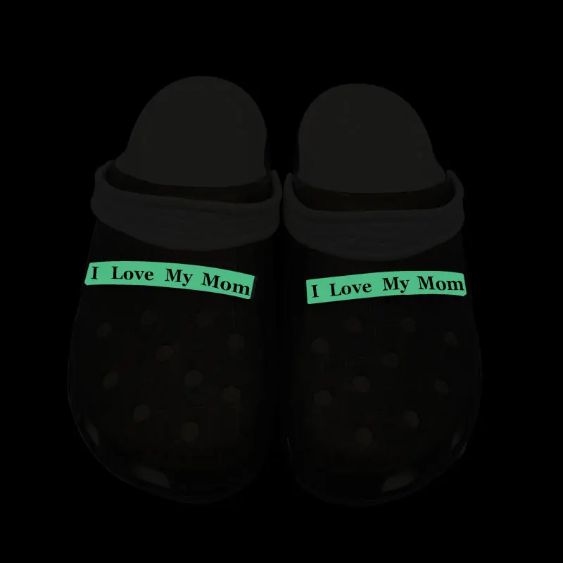 Массажные тапочки с надписью I LOVE MY MOM Сабо домашняя обувь мягкая мужская