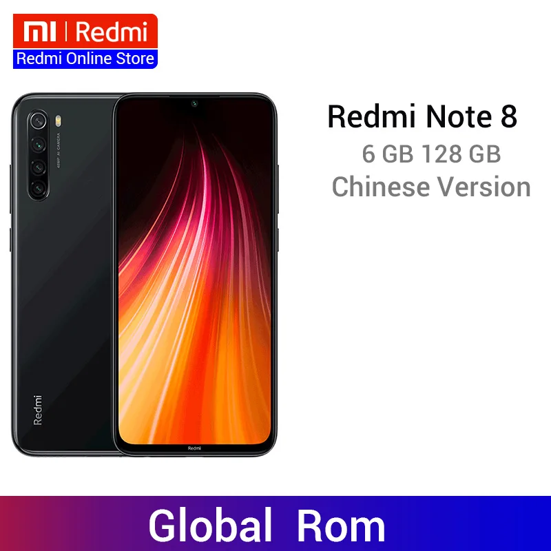 Xiaomi Redmi Note 8 смартфон с 5 дюймовым дисплеем восьмиядерным процессором Snapdragon 665 ОЗУ 6