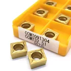 Карбидная вставка CCMT09T304 VP15TF UE6020 US735 металлический токарный инструмент инструментов Токарный Инструмент торцевой фрезы