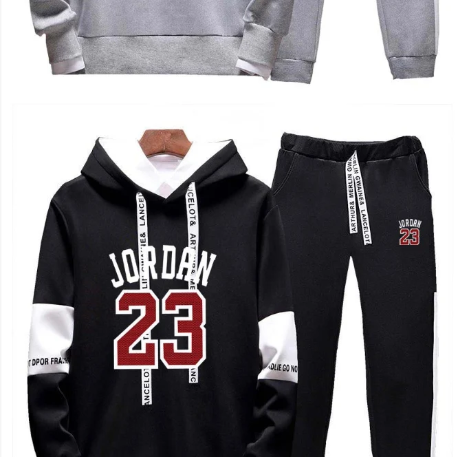 Мужской спортивный костюм из двух предметов, мужская одежда jordan 23, спортивный костюм, толстовка с капюшоном, тренировочные штаны, спортивный костюм для бега, спортивная одежда для бега