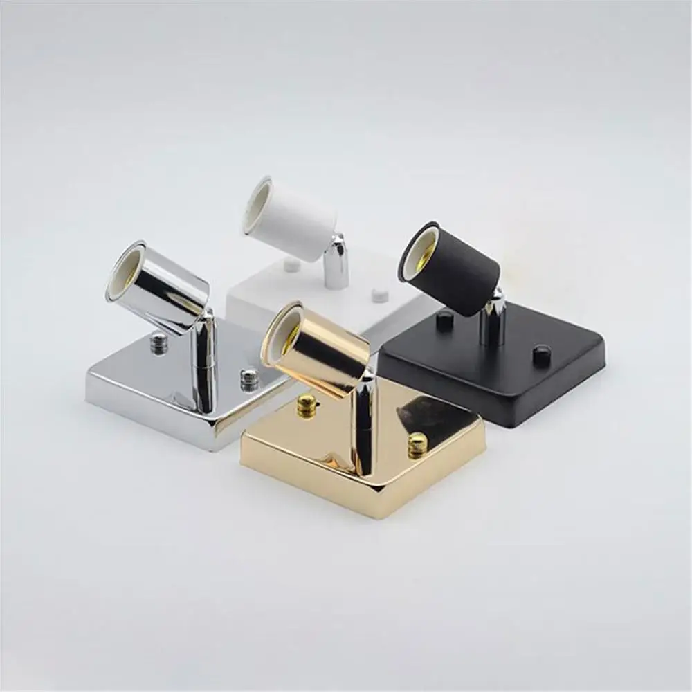 Винтажный настенный светильник в европейском стиле E27 с квадратным основанием