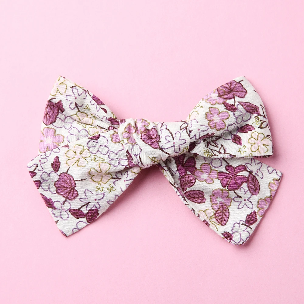 

4 Pcs Print Flower Bow Hairband For Girls Hair Clips 2020 Barrettes Cute Bow Headbands Kawaii Hair Accessories For Girls Kids