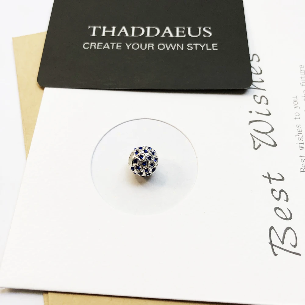 Beads Blue Fish Silver &amp Rhinestone Fits Bracelet Europe Jewelry Thanksgiving Gift For Women Men | Украшения и аксессуары