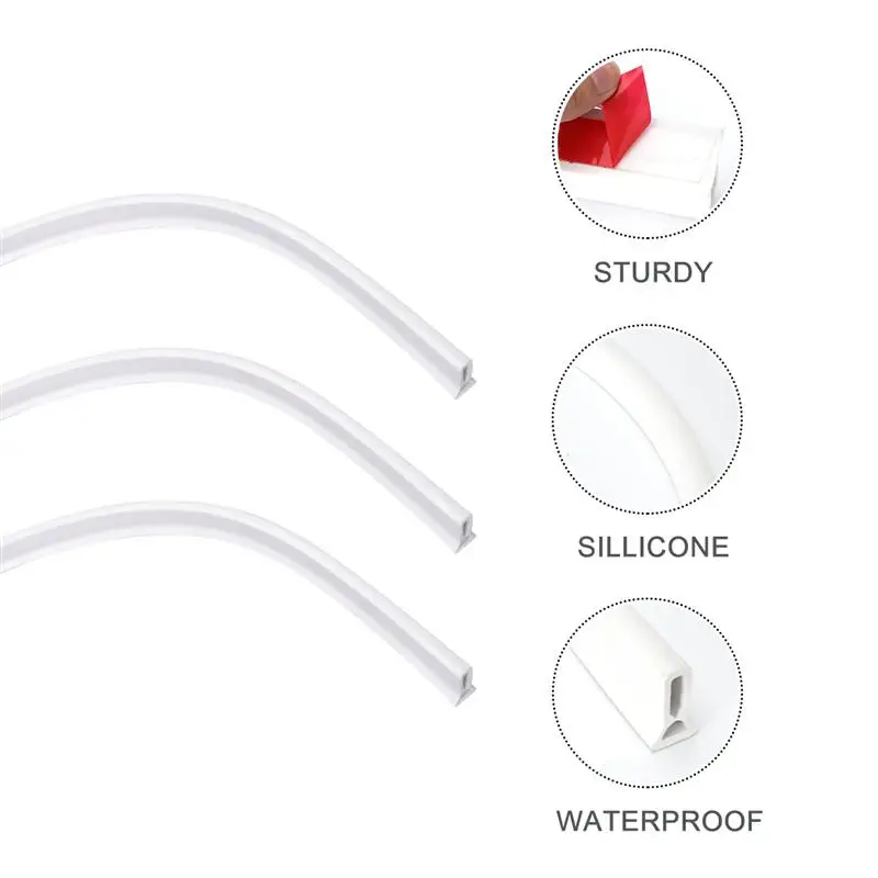 1 м силиконовая насадка полоска для ванной душа гибкая самоклеящаяся