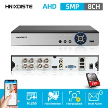 NEW Xmeye DVR 8 Channel Video Recorder H265 5MP 4MP 1080P 8CH 6 in 1Hybrid dvr function for CCTV XVi TVi CVI IP AHD Camera