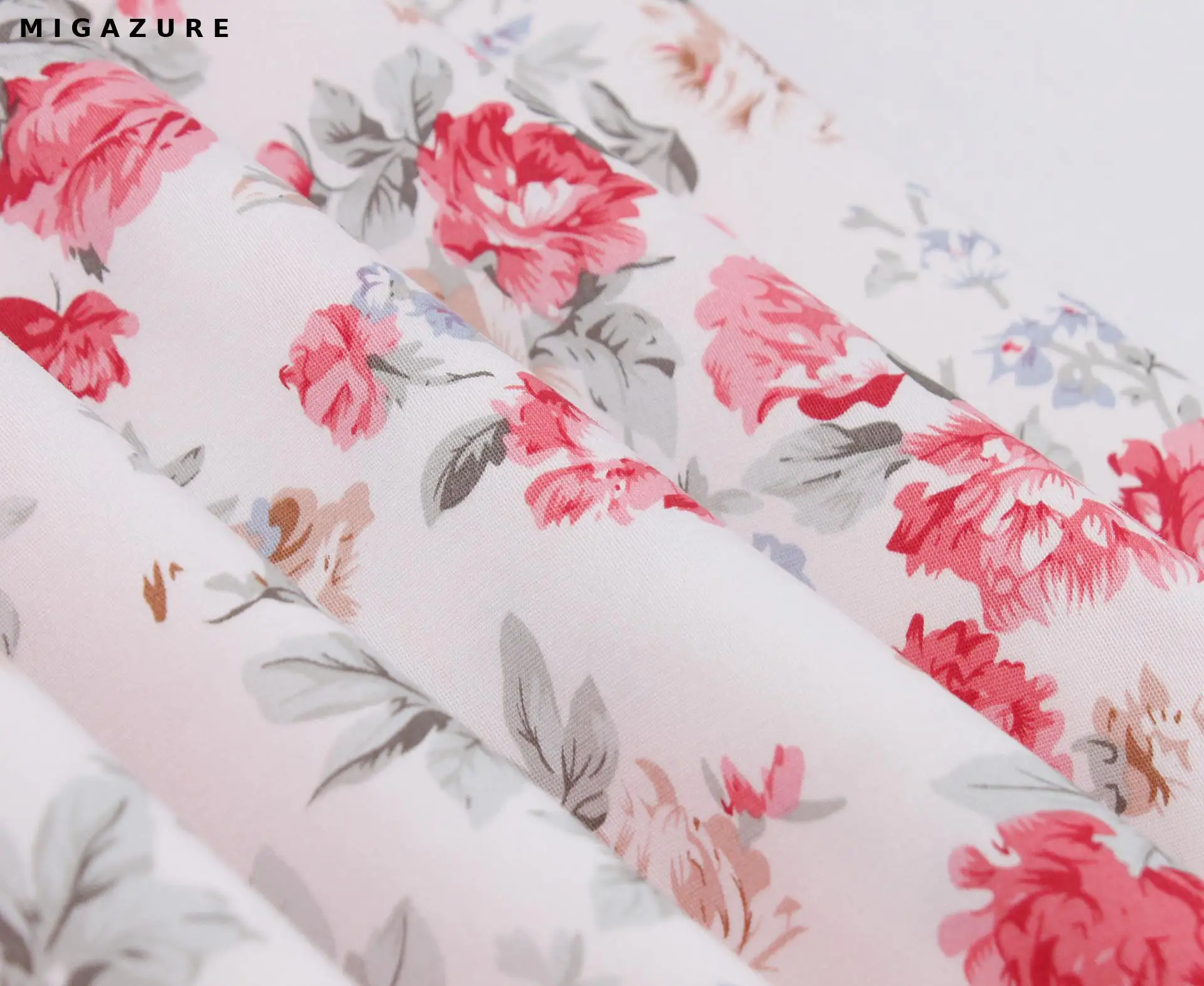 

Migazure Rose Floral Summer Dress 2021 Ladies Vintage Flared Tunic Sleeveless Printing V Neck Retro Rockabilly Swing Dresses