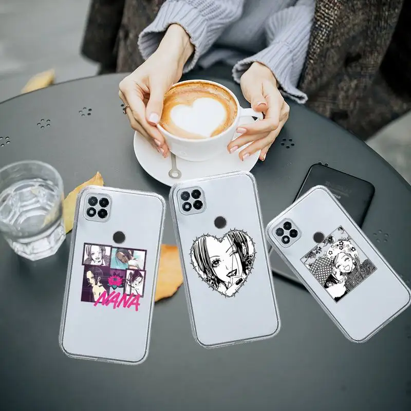 

Oosaki nana Japan anime Phone Case Transparent for Xiaomi redmi note 8 9 10 11 t lite pro ultra mix 4 K40