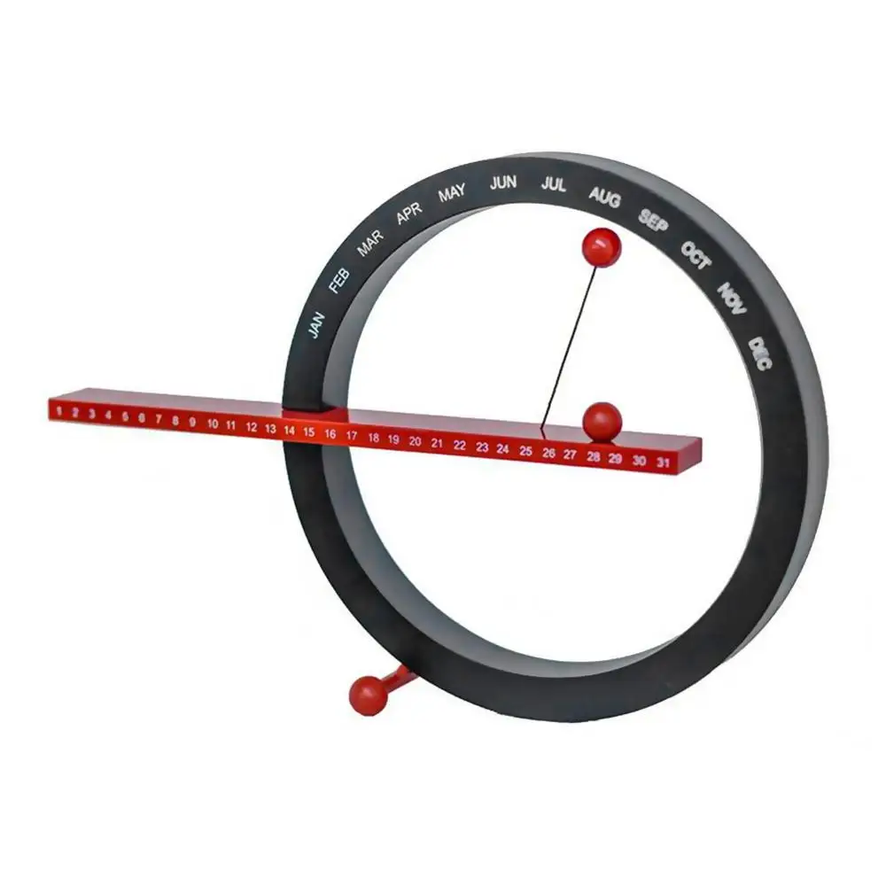 Креативный магнитный шар настенные часы вечный настенный календарь Новинка