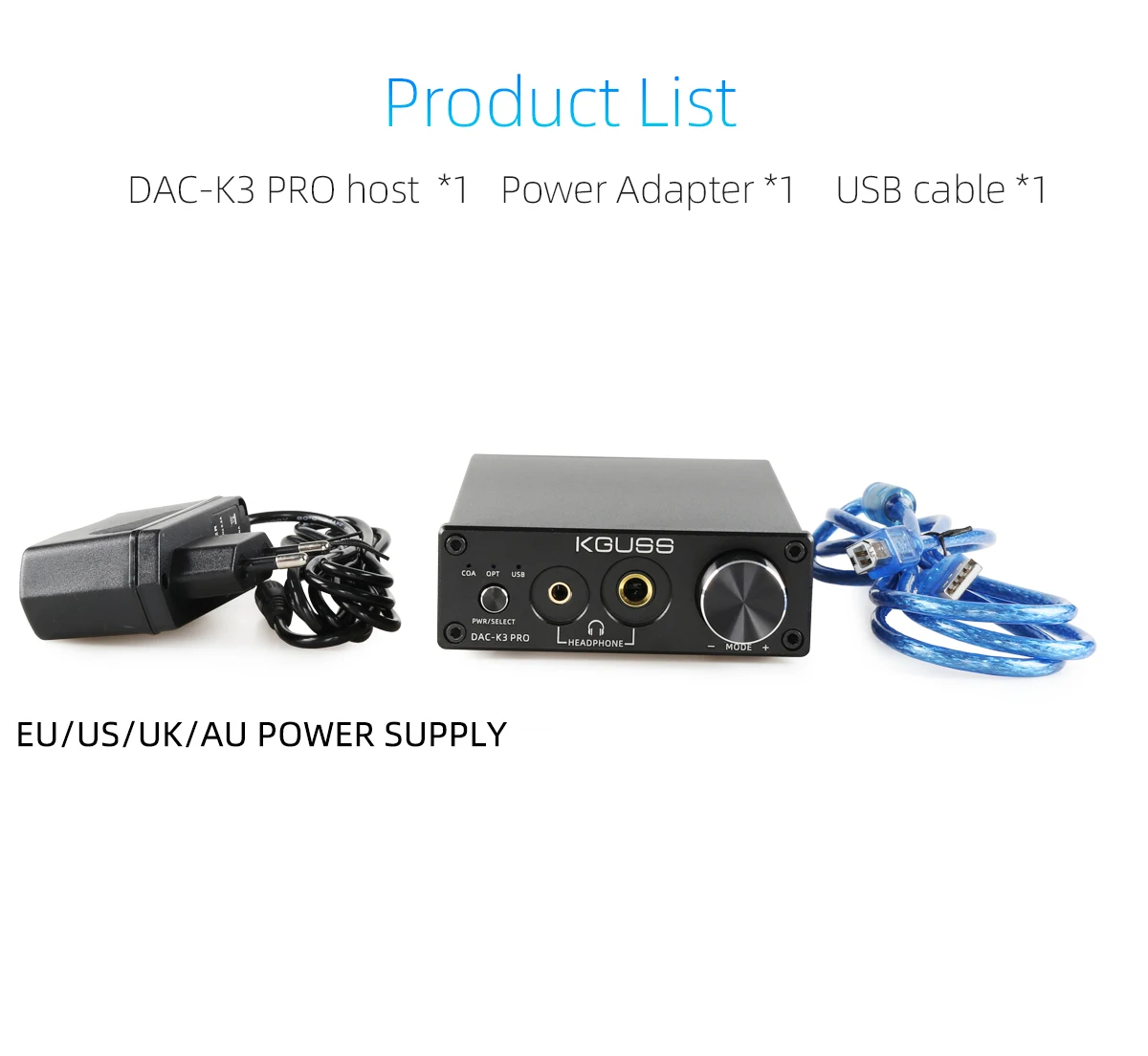Усилитель для наушников KGUSS Φ DAC fever HIFI без потерь ES9018K2M | Электроника