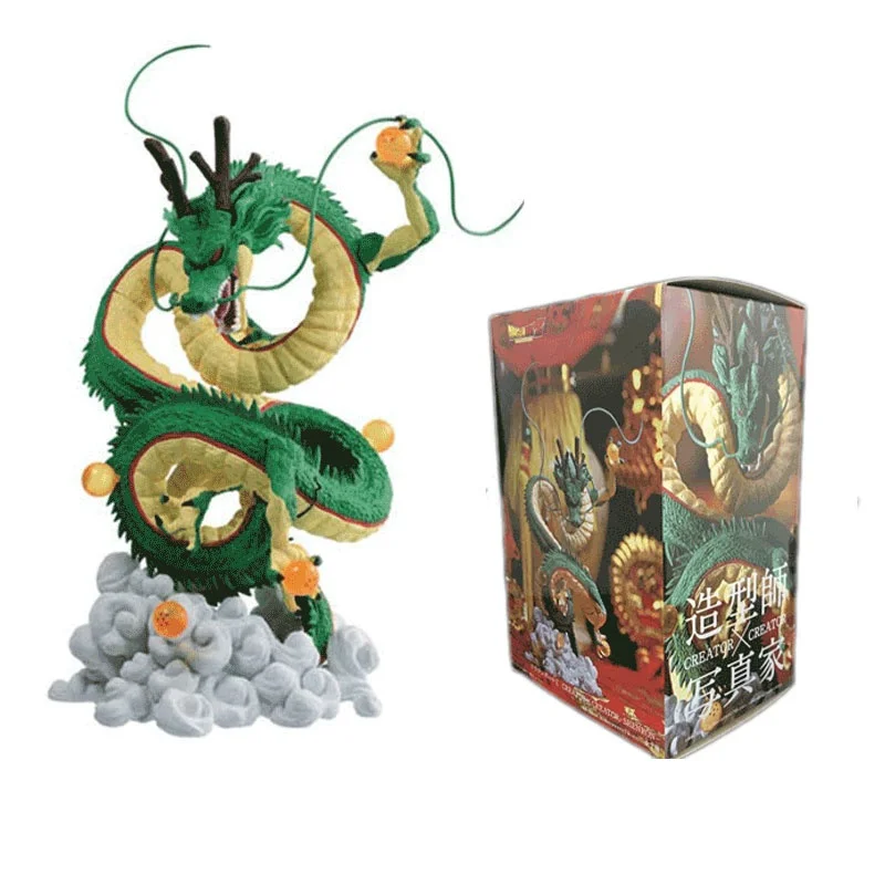only shenron1 15 см Dragon Ball Shenron figulas прикроватная лампа Dragon Ball Z рисунок ночной Светильник Shenlong+ 7 шт 3,5 см шарики+ акриловая полка DBZ - Цвет: only shenron1