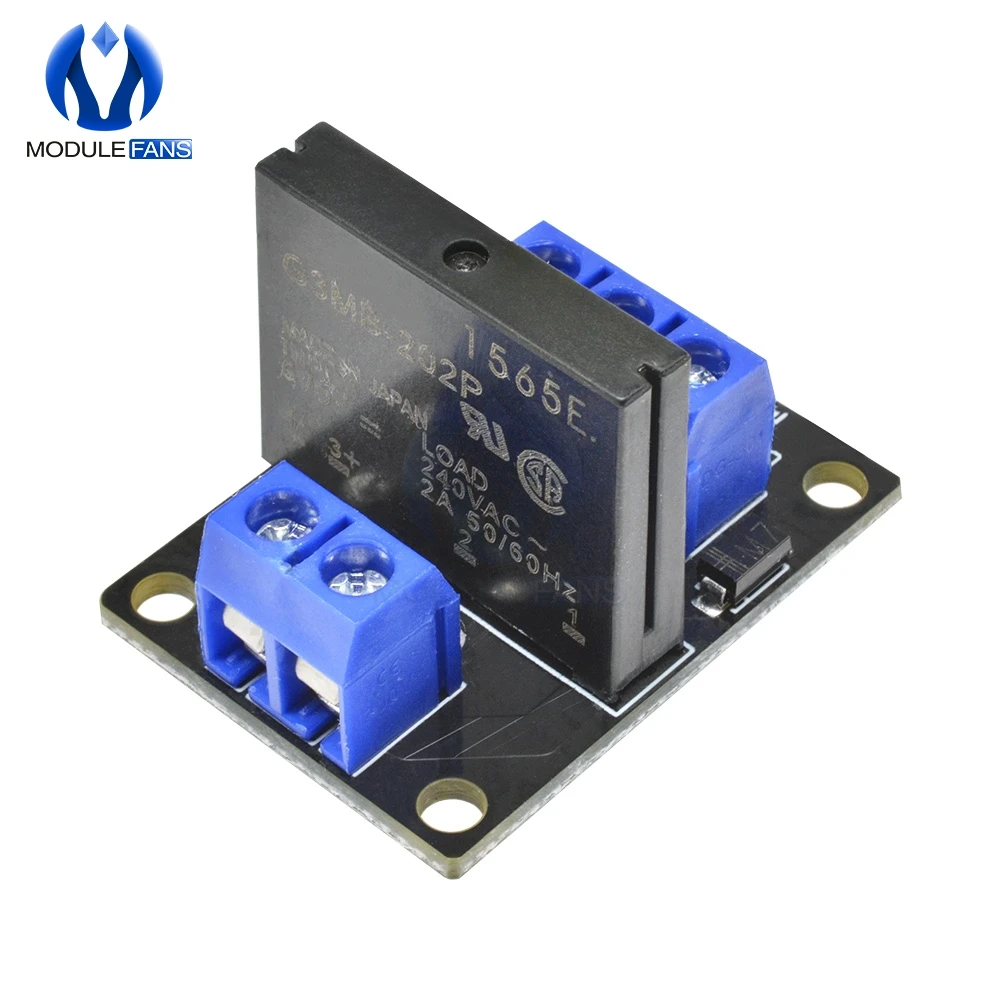 G3MB-202P 5 В DC 1 канал твердотельные релейные платы модуль для Arduino высокого уровня предохранитель для Arduino SSR G3MB-202P