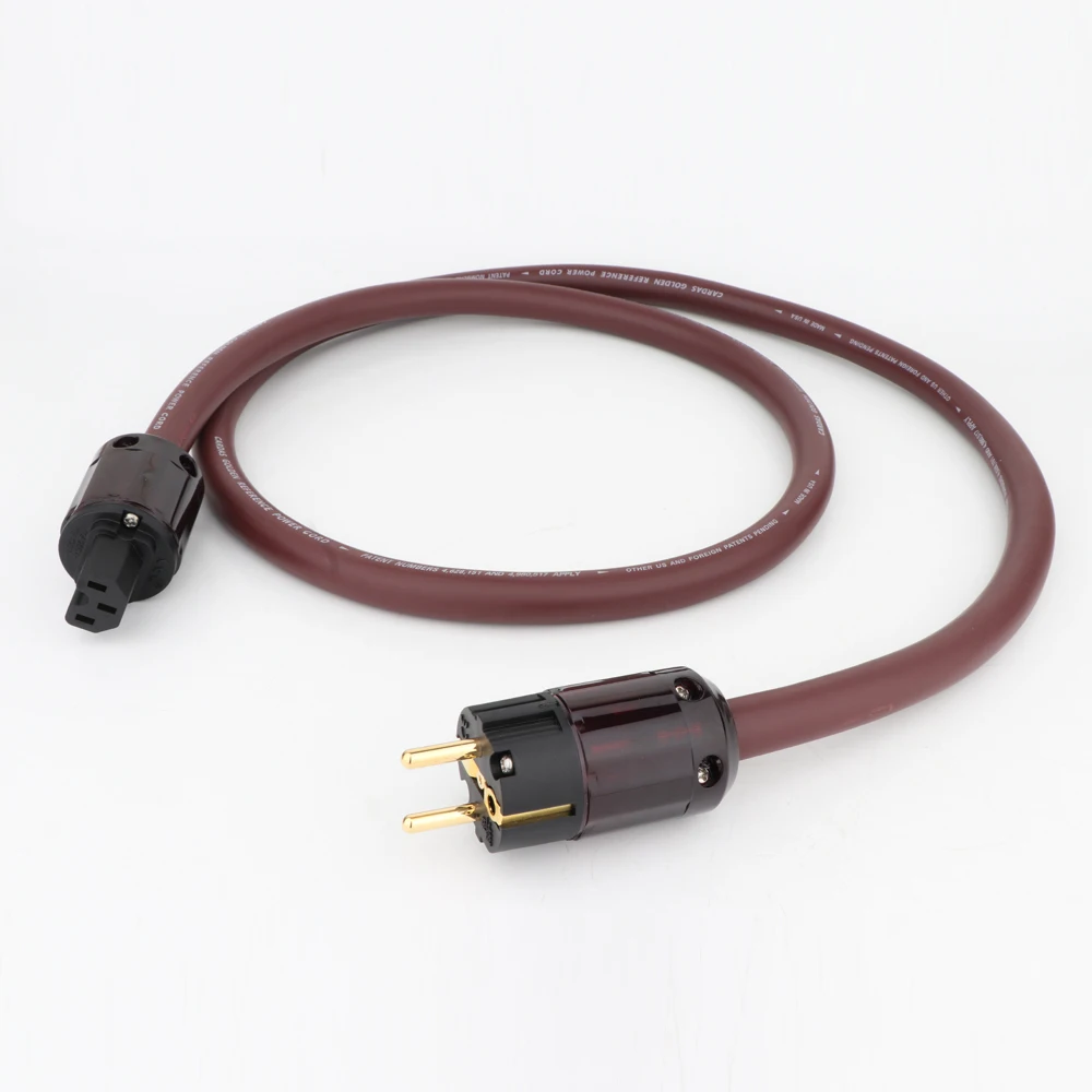 

CARDAS Golden Reference HiFi Audio D520 Power Cable with P079 Gold Plated US/EU Plug Schuko Version Power Wire Mains Cord