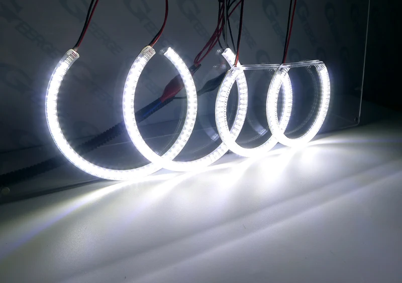 Отличный ультра яркий smd led Angel Eyes Halo Ring автомобильный Стайлинг Дневной светильник