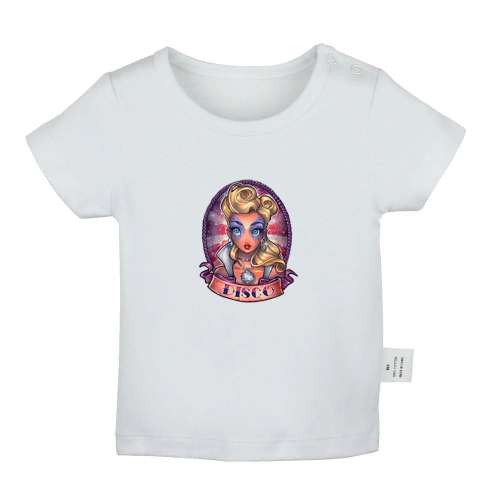 Ретро татуировка для девочек красный цвет принт с волосами художественный