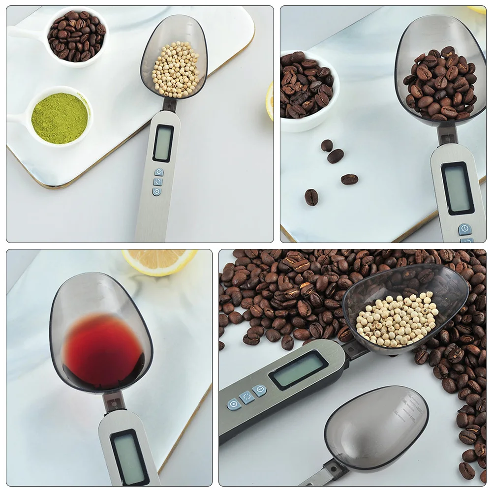 

1pc Electronic Spoon Scale Portable Digital Kitchen Measuring Spoon (Grey)