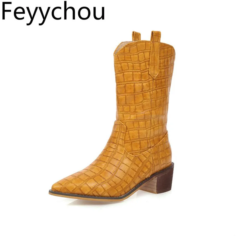 Женские ботинки Сезон осень зима Ботинки Martin из искусственной кожи со змеиным