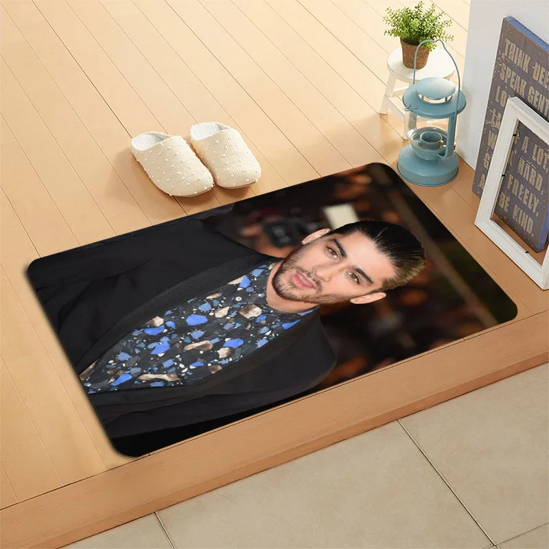 

Custom Zayn Malik Door Mat Hallway Balcony Kitchen Mats Anti-slip Rug Living Room Bathroom Carpet Doormats Bath