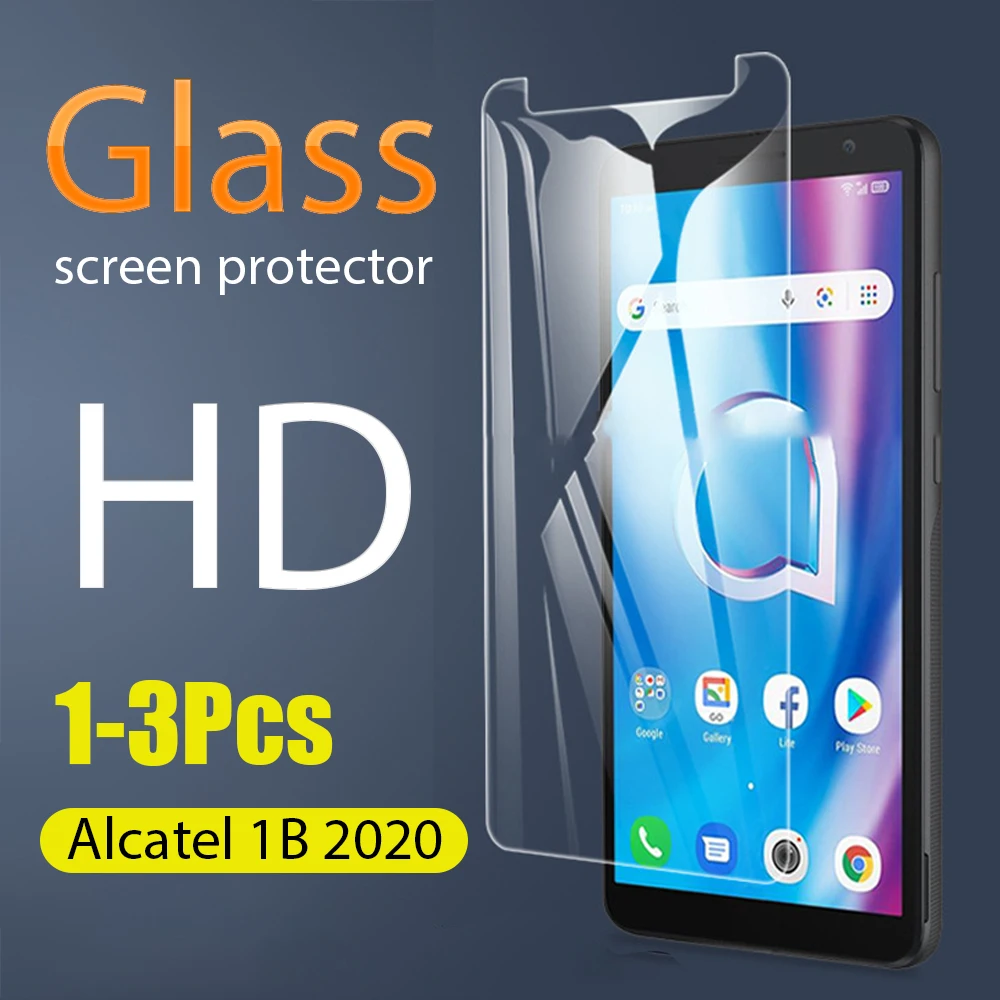1 3 шт. полное закаленное стекло для Alcatel 1B 2020 защита экрана 2.5D 9h защитная