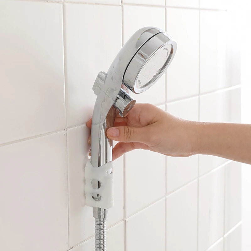 

Shower Head Holder Suction Cup Removable Silicone Reusable Durable Handheld Bracket Mount Bathroom Accessories Tool Wall Rack