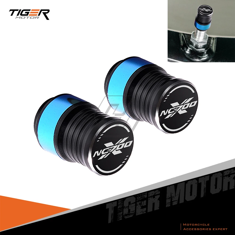 

Алюминиевые аксессуары для мотоциклов Honda NC700X CNC, Набор колпачков для стержня клапана колеса