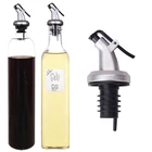 Дозатор для оливкового масла, кухонный герметичный распылитель для соуса, бутылка для масла, с заглушкой