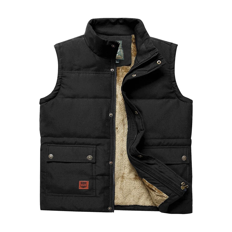 

2019 New Mens Jacket Sleeveless Vests Autumn Multi Pockets Travels Photographer Vest Male Khaki Military Jacket Waistcoat 5XL