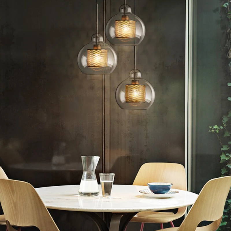 Скандинавские золотые молекулы Dna елочка ветка подвесной светильник бар