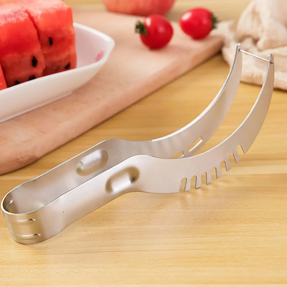 Новый нож из нержавеющей стали для резки арбуза фруктов и мороженого лопатка