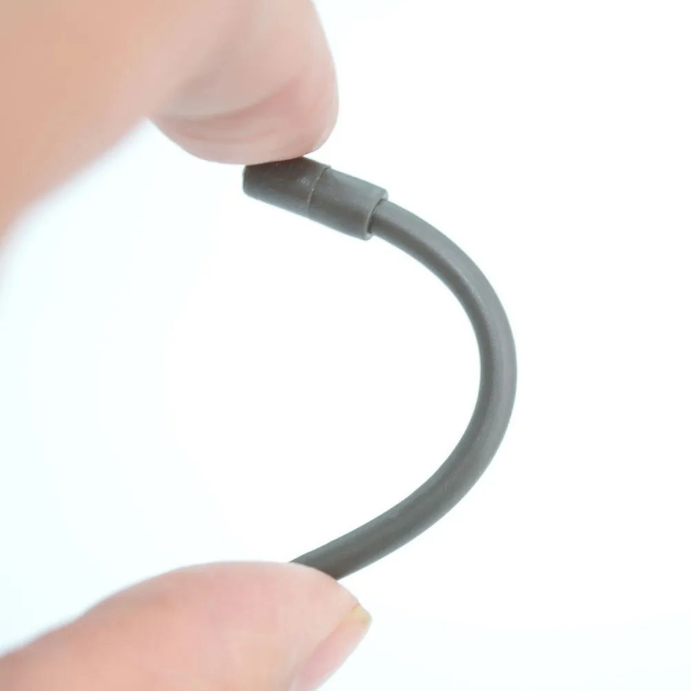 

25pcs/Pack Carp Fishing Rig 56mm Anti Tangle Hook Link Sleeve Silicone Quick Change Swivel Line Aligner Pesca Clip Kit