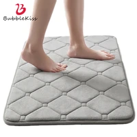 bubble kiss absorbent water bathroom floor mats geometric pattern thicken home doormat living room decoration soft non slip rugs