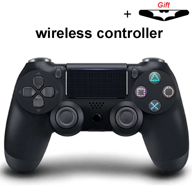 wireless Black Bluetooth беспроводной/проводной джойстик для PS4 контроллер подходит для mando ps4 консоль для Playstation Dualshock 4 геймпад для PS3 - Цвет: wireless Black