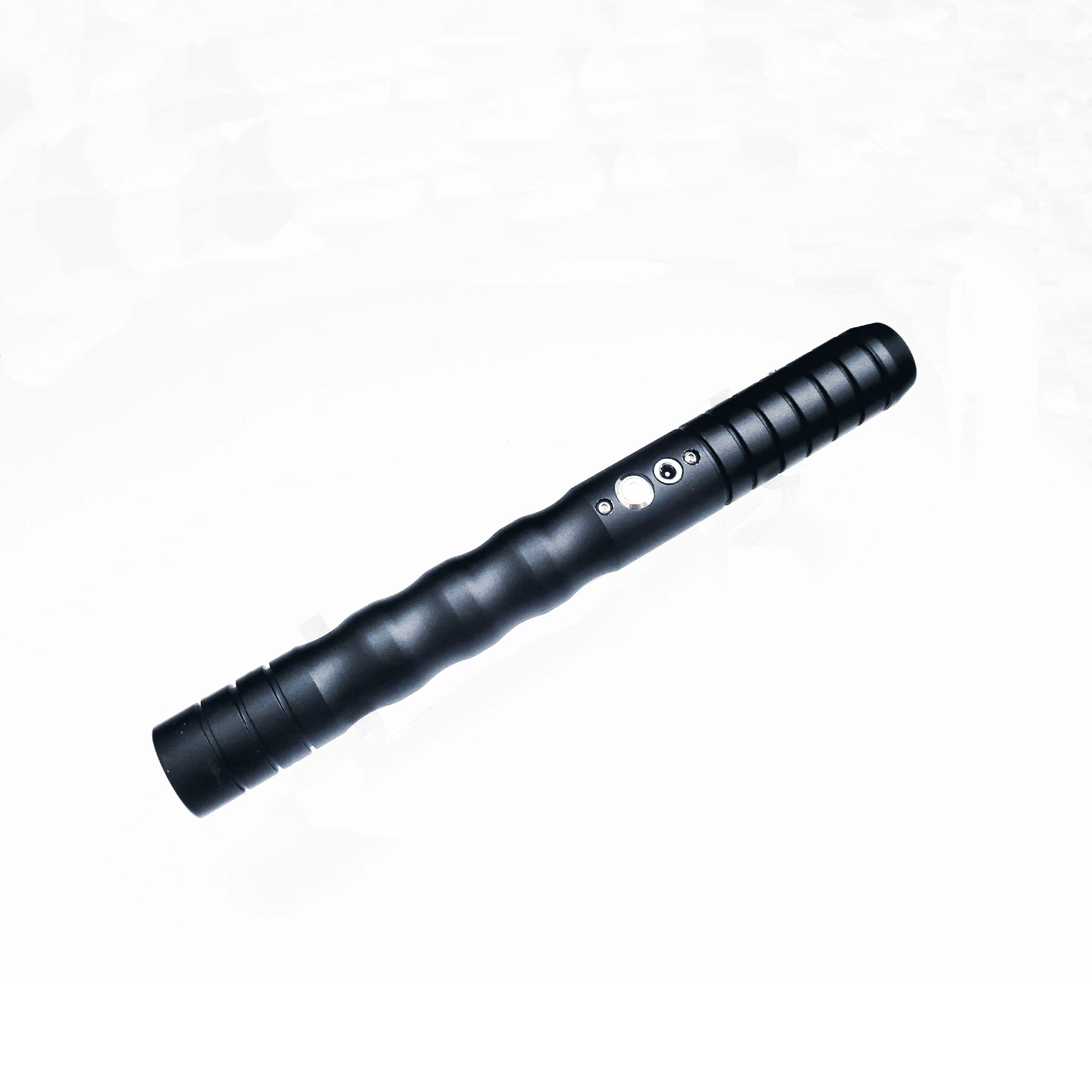 Black handle RGB LGTOY тяжелый Дуэльный светильник saber Jedi светодиодный светильник перезаряжаемый Saber Force FX громкий звук высокий светильник с FOC металлической рукояткой Рождество - Цвет: Black handle RGB