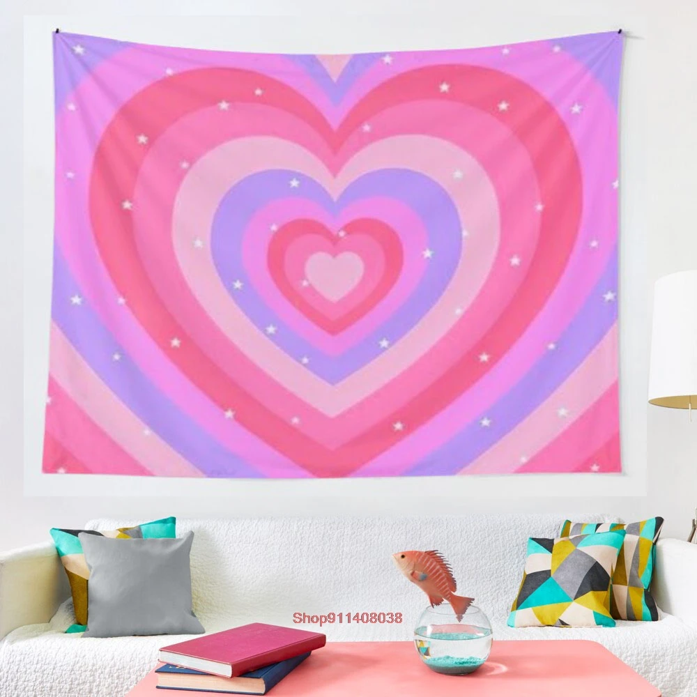

y2k pink aesthetic tapestry Mosaic Style Hippie Boho Wall Tapestries Mandala Fabric Mat Living Room Decor