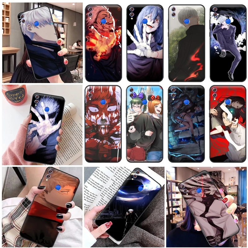 

Jujutsu Kaisen Sukuna Satoru Gojo Yuji Itadori Fushiguro Megumi Phone Case For Huawei Honor 8X 8C 7X Coque Cases