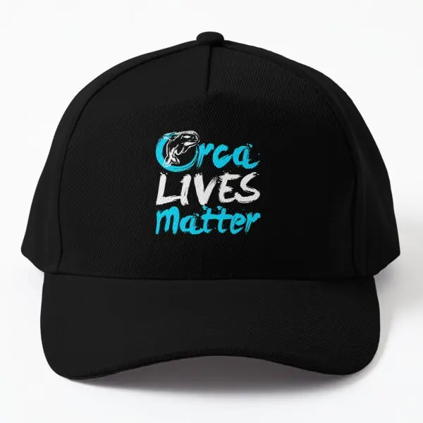 

Orca Lives Matter Baseball Cap Hat Spring Fish Solid Color Mens Sun Snapback Czapka Summer Printed Women Sport Casual Bonnet