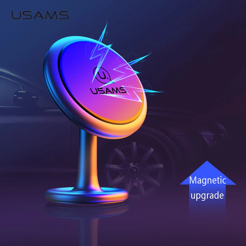 USAMS магнитный автомобильный держатель для iPhone Samsung универсальный мобильного