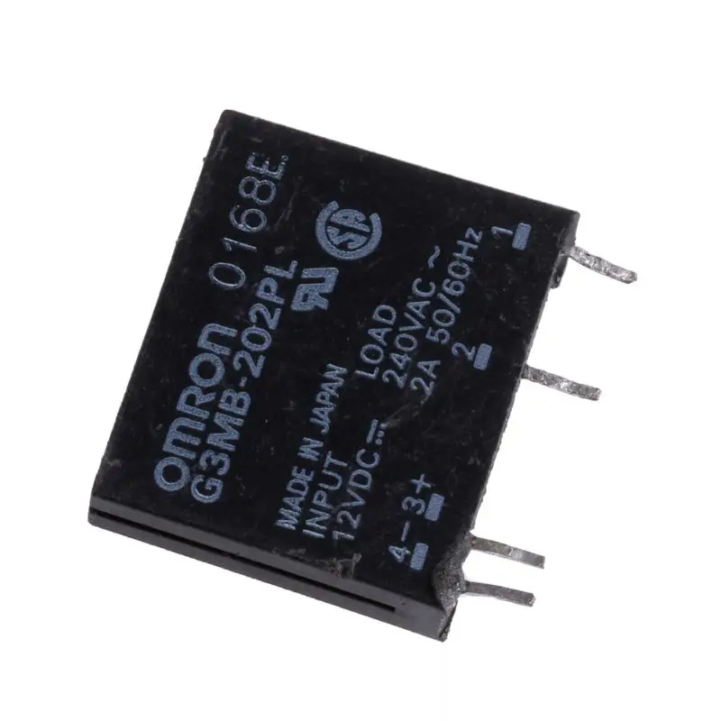 Новое твердотельное реле G3MB-202PL PCB SSR In 12V DC Out 240V AC 2A | Лампы и освещение