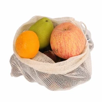 50pcs Mesh Fruit Vegetable Bags Washable Eco-Friendly Bags Home Kitchen Storage Net Bag Portable Shopping