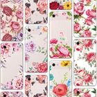 Чехол-накладка ciciber для Google Pixel 5, 4, 3, 2, 6, XL, силиконовый, с изображением цветов